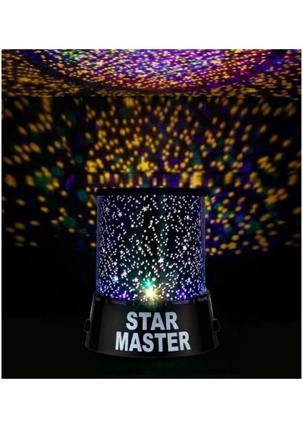 Duvara Işık Yıldız Yansıtan Star Master Gece Lambası
