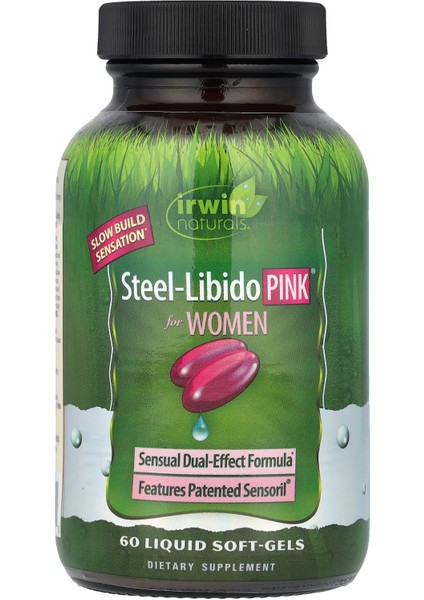 , Steel-Libido, Pembe, Kadınlar Için, 60 Sıvı Yumuşak Jel