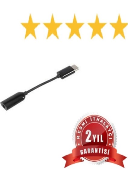 Xiaomi Type-C 3.5mm Audio Kulaklık Jack Dönüştürücü Siyah Senalstore Açık