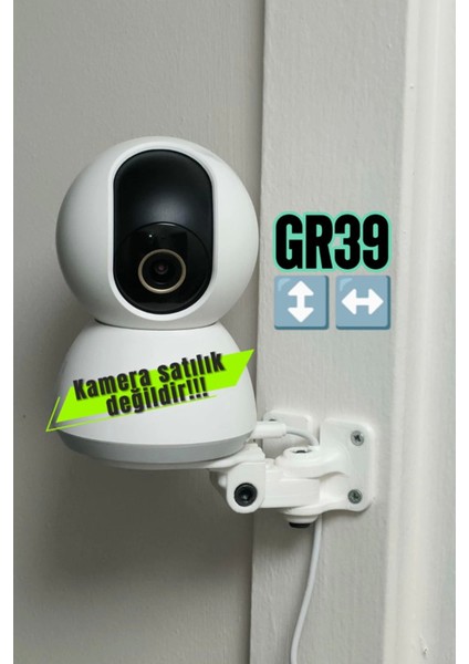 GR39 Mi 360° Home Güvenlik Kamerası Hareketli Du Montaj Aparatı