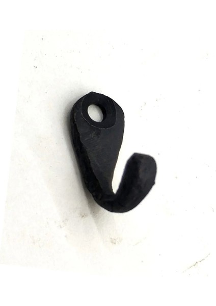 Antika Tarz Dekoratif Pirinç Tekli Mini Askı - 27x11 Mm, Oksit