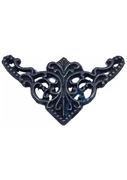 Dekoratif Köşe Süsü, Köşelik - Küçük, 19X34MM, Eskitme, 1 Adet