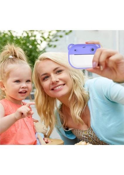 Dijital Video Kayıt Fotoğraf Çocuk Kamerası Anlık Termal Resim Kağıt Baskılı