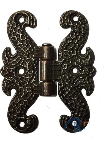 Zamak Kelebek Menteşe - Büyük, 50X67MM, Oksit, 100 Adet