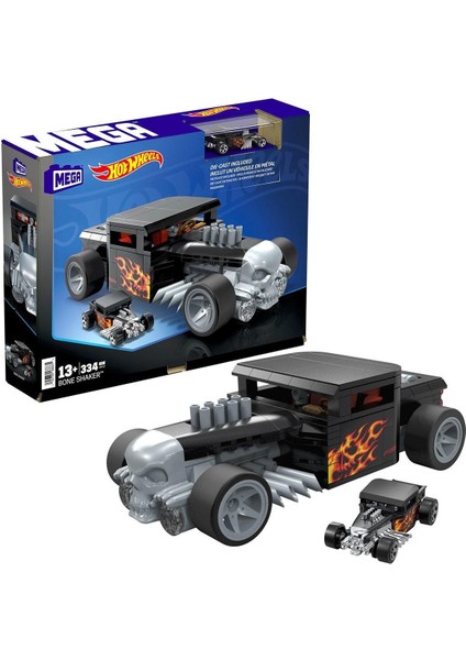 HRY17 Mega Hot Wheels Bone Shaker 334 Parça +5 Yaş