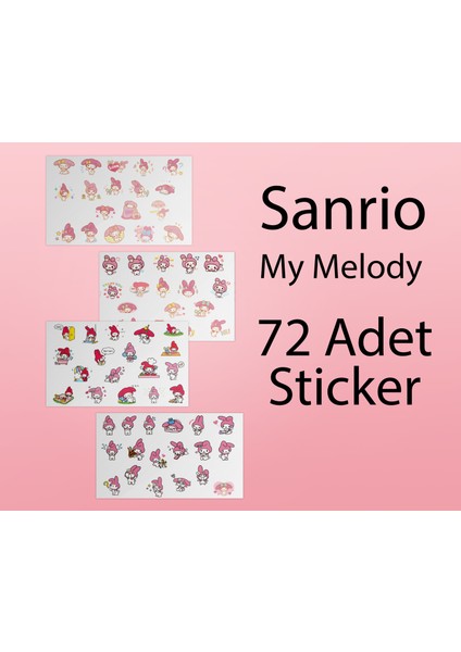 Sanrio My Melody Sticker Seti