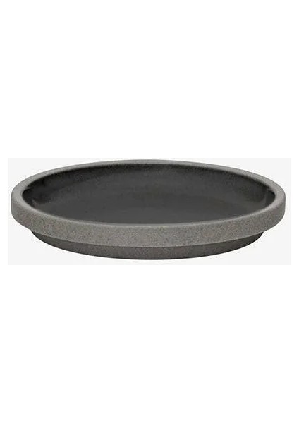 Japon Tasarımı 8,5 cm Gri Mini Tabak & Kapak Modern, Ince, Modüler
