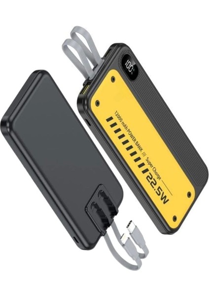 10000 Mah Hızlı Şarj Özellikli Aynı Anda 4 Cihazı Şarj Edebilen Powerbank