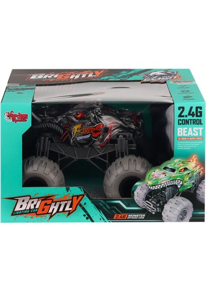 RQ-3045-46-47 Kumandalı Şarjlı Işıklı Off Road Canavar Araba -Vardem