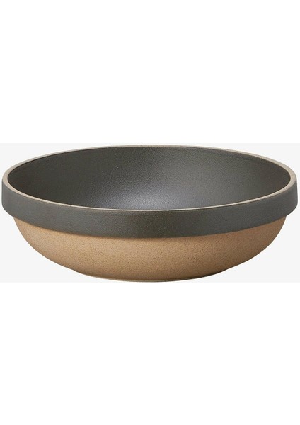 Japon Tasarımı 18,5 cm Siyah Yuvarlak Modular Kase Şık ve Dayanıklı