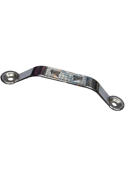 Dekoratif Zamak Kulp Dıştan - 64MM, Nikel, 1 Adet