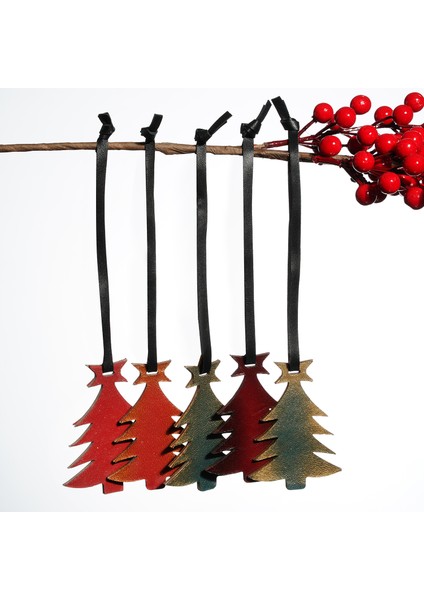 Yılbaşı Çam Ağacı Deri Anahtarlık fiyatları