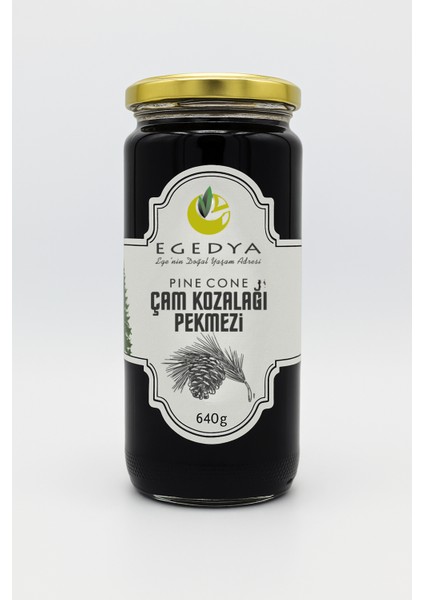 Çam Kozalağı PekmeziÇam Kozalağı Pekmezi 640gr. Organik Kozalak Pekmezi %100 Doğal - Egedya