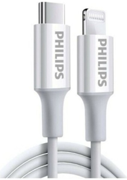 Philips Usb-C To Lightning Hızlı Şarj ve Data Kablosu 1 Mt. DLC25 Senalstore Açık