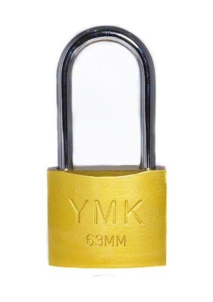 Eko Sarı Boyalı Uzun Kancalı Asma Kilit 25MM