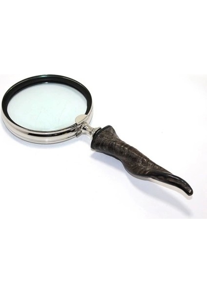 Pirinç Boynuz Saplı Büyüteç Model 2