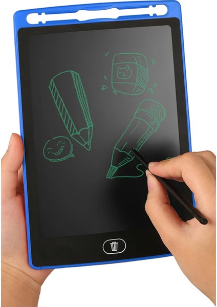 Çocuk Eğitimi Için LCD 8.5 Inç Dijital Kalemli Çizim Yazı Tahtası Grafik Not Yazma Eğitim Tableti