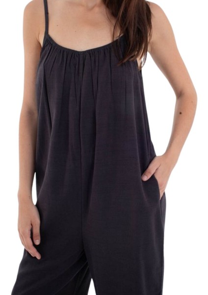 New Heights Jumpsuit Kadın Siyah Tulum