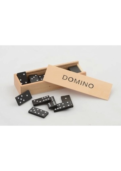 Ahşap Kutulu Domino Oyunu Model 2
