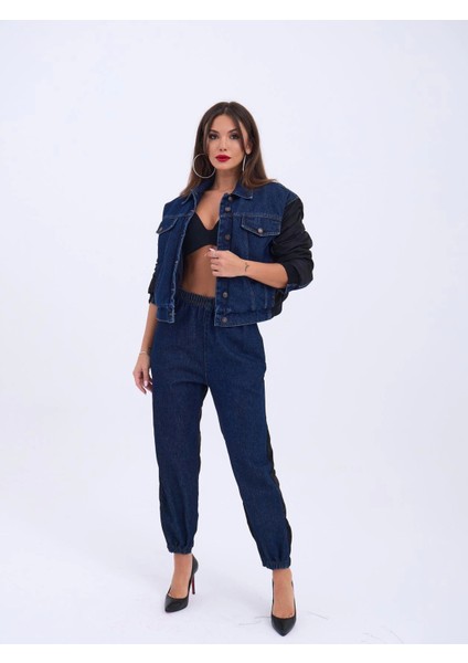 6627 Kot Pantolon-Mavi