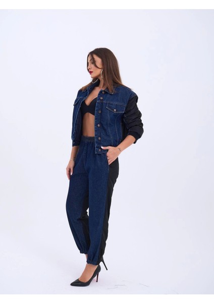 6627 Kot Pantolon-Mavi