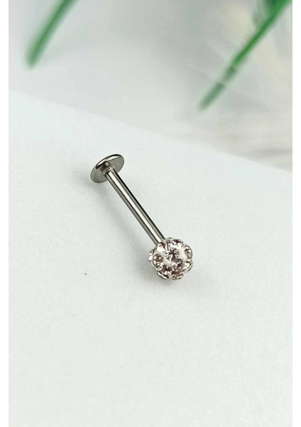 316 L Cerrahi Çelik Büyük Tek Toplu Taşlı Piercing TRPIERCING084 PIERX200X
