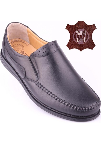 Erkek Iç Dış Hakiki Deri Full Ortopedik Ekstra Rahat Günlük Ayakkabı DTC015