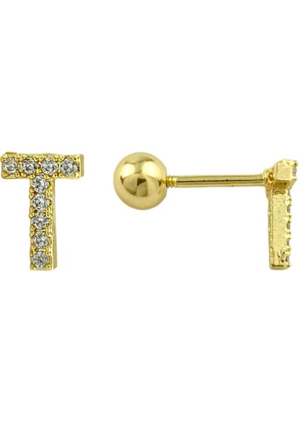 Gold Harf Piercing - T Harfpiercing