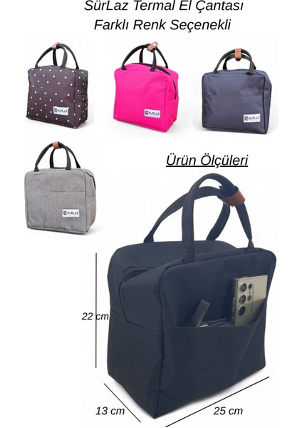 Sıcak ve Soğuk Gıda Taşıma Termal Çanta – Piknik, Kamp, Yolculuk, Okul ve Ofis Için Pratik Çözüm fırsatları