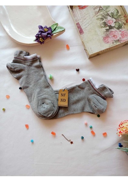 2 Çift Hediye Patik Çorap Topuk Takviyeli Erkek Kadın Sıkmayan Gri Bambu(Dikişsiz) Siyah 36-40 fırsatları