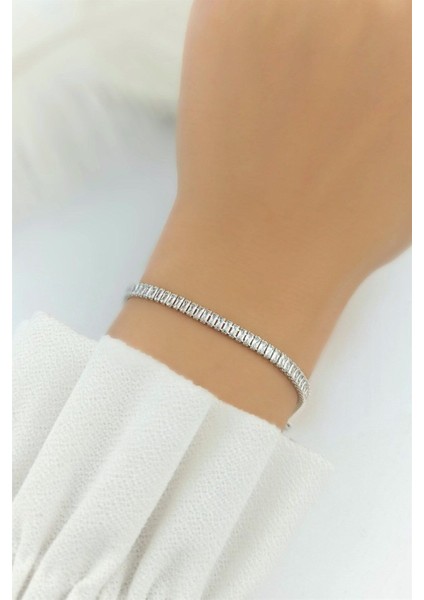 Ince Baget Taş Su Yolu Bileklik TRBILEK70148