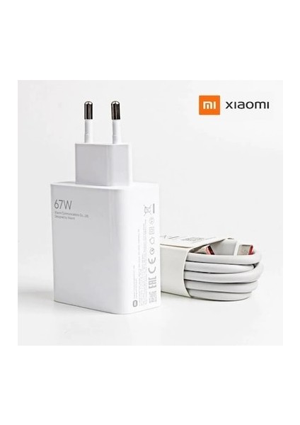 Mi 67WATT Hızlı Şarj Cihazı Kutulu Set Orjinal