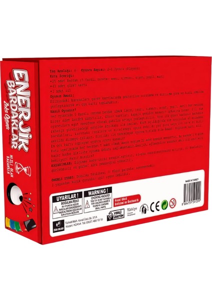 Enerjik Bardaklar Zeka Oyunu ( Oyuncak Aile Kutu Oyunu Süper , Akıllı , Renkli , Hızlı Zıpır ) fiyatları