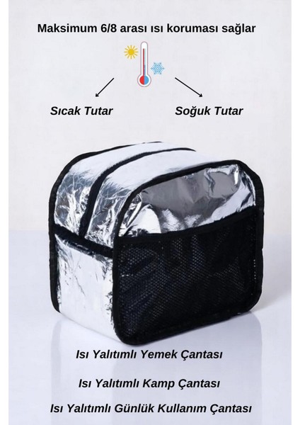 Sıcak ve Soğuk Gıda Taşıma Termal Çanta – Piknik, Kamp, Yolculuk, Okul ve Ofis Için Pratik Çözüm
