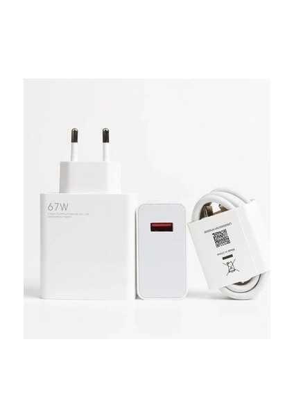 Mi 67WATT Hızlı Şarj Cihazı Kutulu Set Orjinal