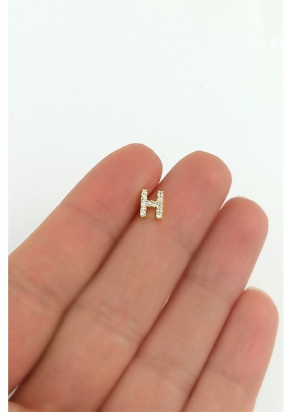 Gold Harf Piercing - H Harfpiercing