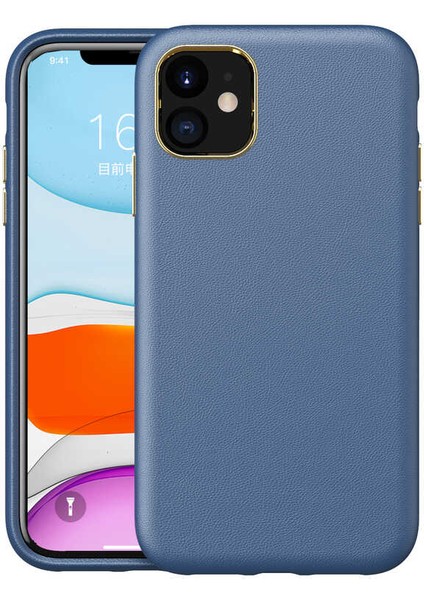 iPhone 11 Kılıf Hgea Natura Kapak-Lacivert