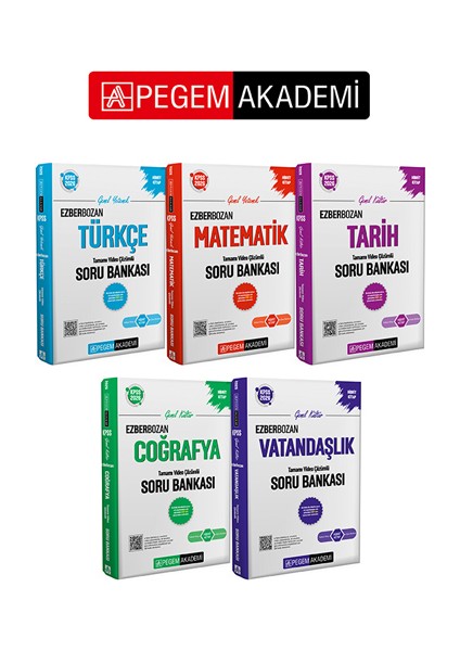 Pegem Akademi 2026 Kpss Genel Yetenek - Genel Kültür Ezberbozant