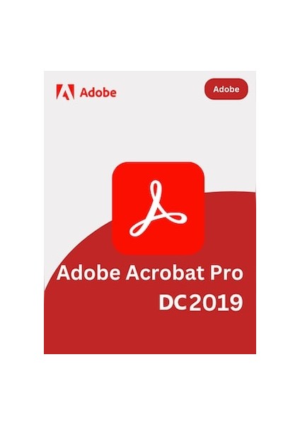 Acrobat Pro Dc 2019 (Pc) (1 Cihaz, Ömür Boyu) - Adobe Key - Global