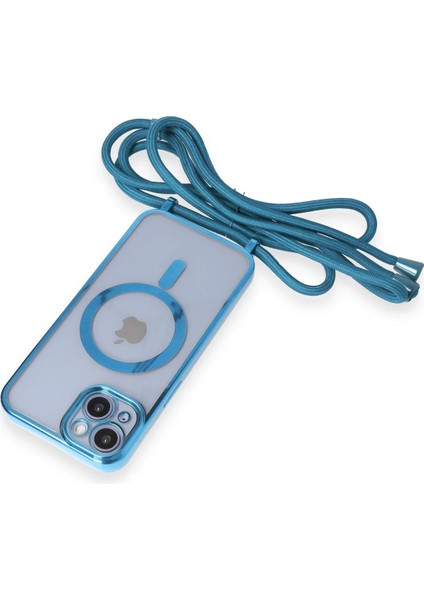 Iphone 14 Kılıf Divo Lazer Askılı Magsafe Kapak - Sierra Blue Bstmy indirimleri