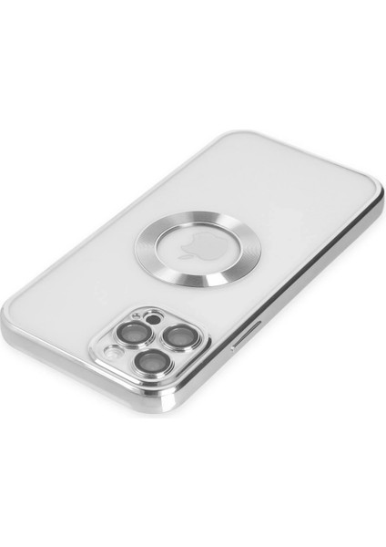 Iphone 12 Pro Max Kılıf Slot Silikon - Gümüş Bstmy fırsatları