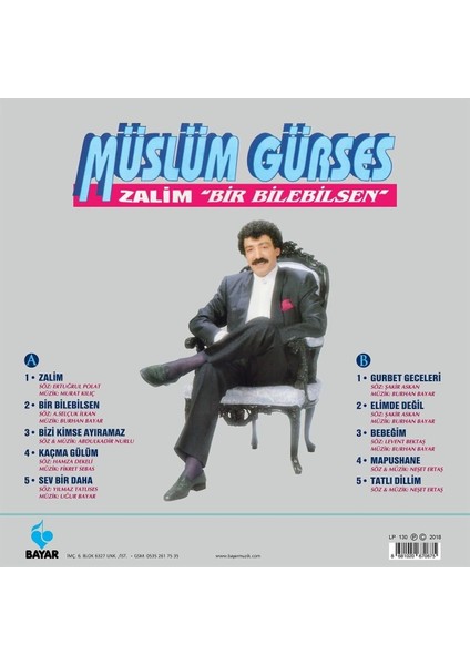 Müslüm Gürses - Zalim - Bir Bilebilsen (Plak)