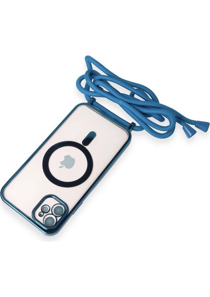 Iphone 12 Kılıf Divo Lazer Askılı Magsafe Kapak - Sierra Blue Bstmy indirimleri