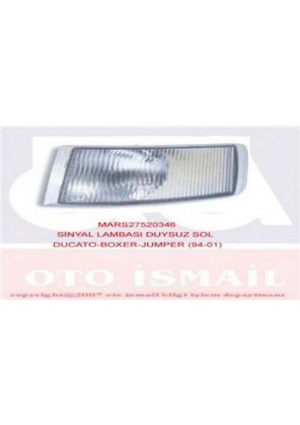 Sinyal Lambasi Sol Duysuz [ Fiat Ducato , Peugeot Boxer , Citroen Jumper 1994-2001 ] Bstmy
