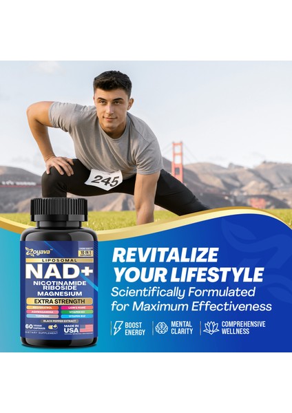Nad+ 10’u 1 Arada – Enerji, Zihin ve Hücre Desteği – 60 Kapsül