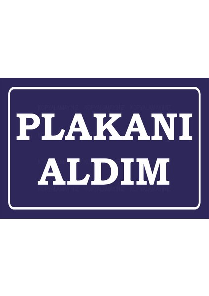 Plakanı Aldım Komik Atarlı Sözler Duvar Yazıları Tablo Retro Ahşap Poster
