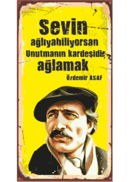 Özdemir Asaf Ahşap Şair Posterleri