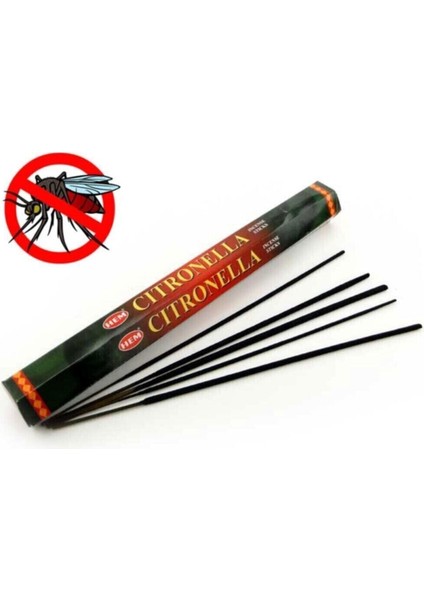 Citronella Sivrisinek Kovucu Tütsü 30 Adet ve 40 cm