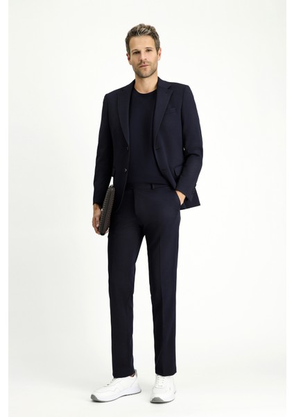 Slim Fit Dar Kesim Klasik Takım Elbise