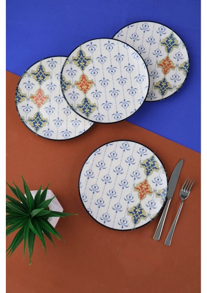 Porselen Audrey Pasta Takımı 20CM 4 Kişilik 4 Parça TVL4PTPRS1211